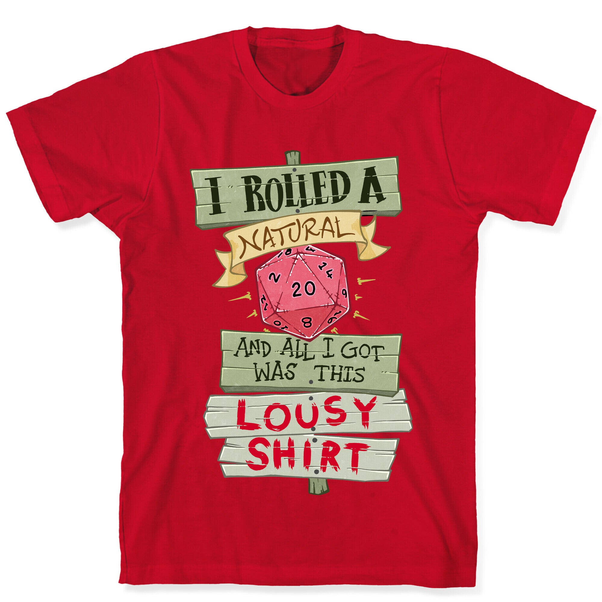I Rolled A 20 And All I Got Was This Lousy Shirt T-Shirt